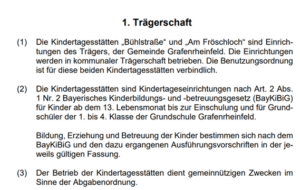 Trägerschaft